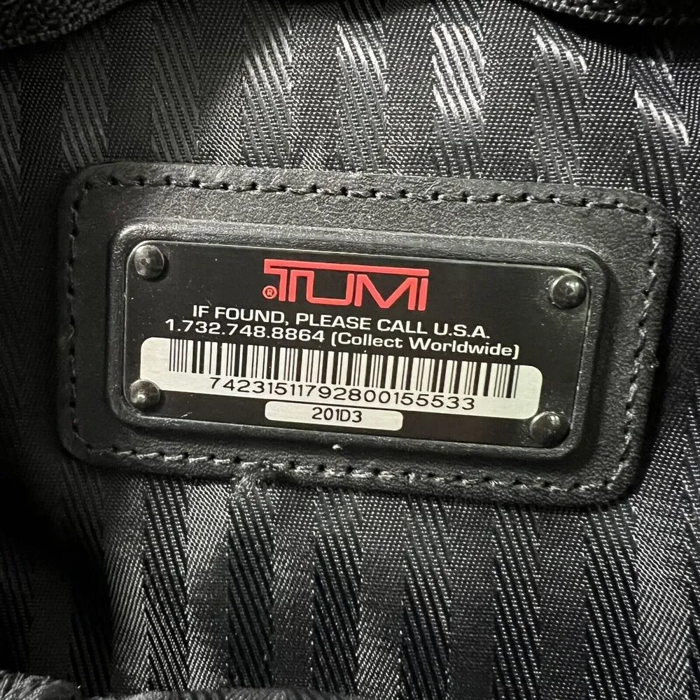 Tumi Alpha Nylon Expandable Organizer Laptop/Computer Briefcase Bag